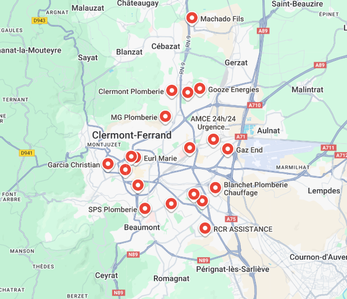 Exemple Fiche GMB Plombier